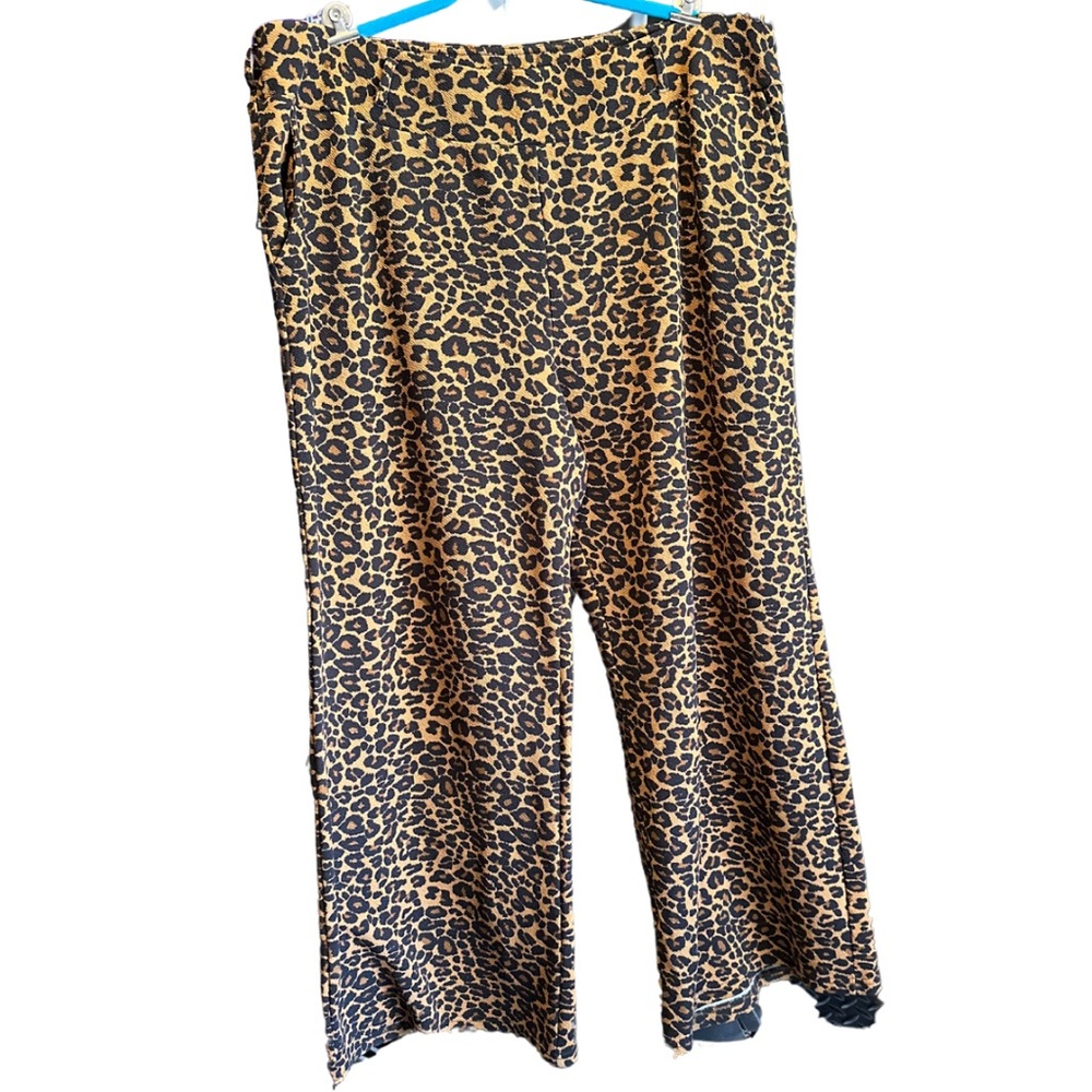 Bell Bottoms Cheetah Print High Rise Terra & Sky Pants